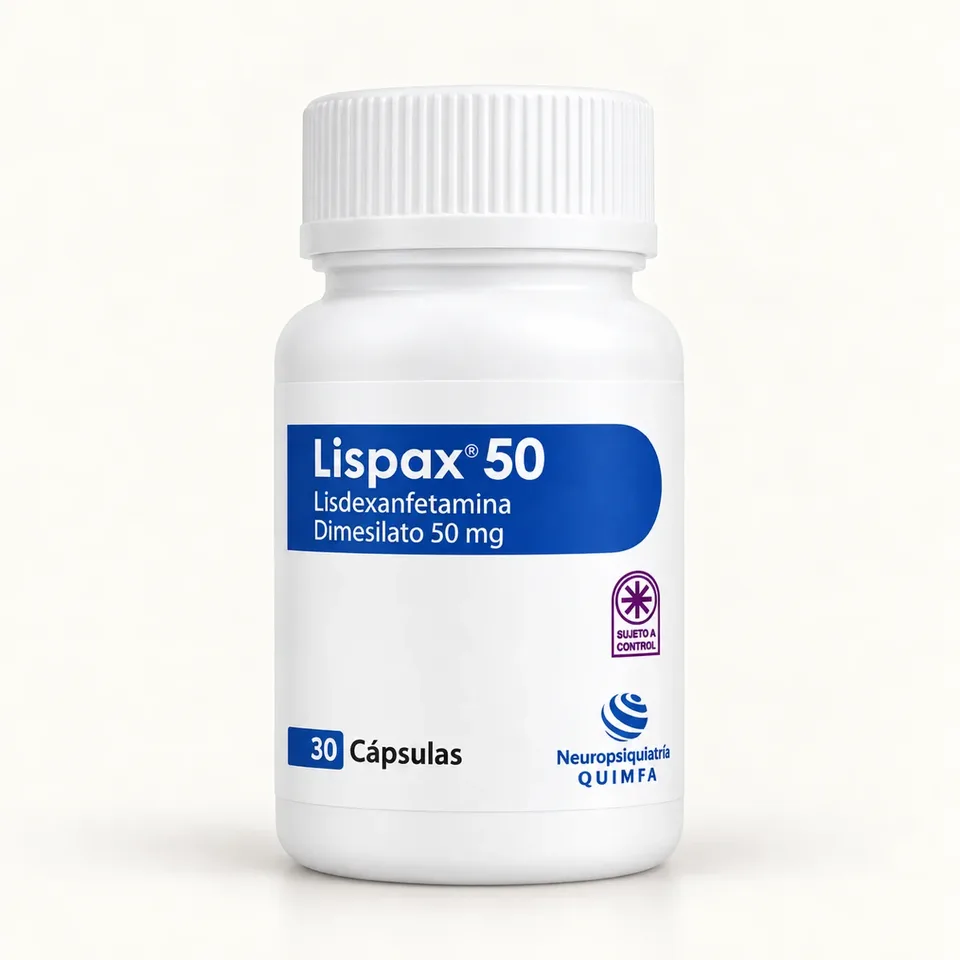Lispax 50mg 30CP - Quimfa
